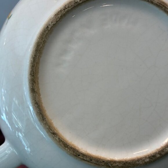 Vintage Davir Floral Crackle Glaze Teapot Retro Ceramic Cottageware Kitchen - Picture 9 of 12